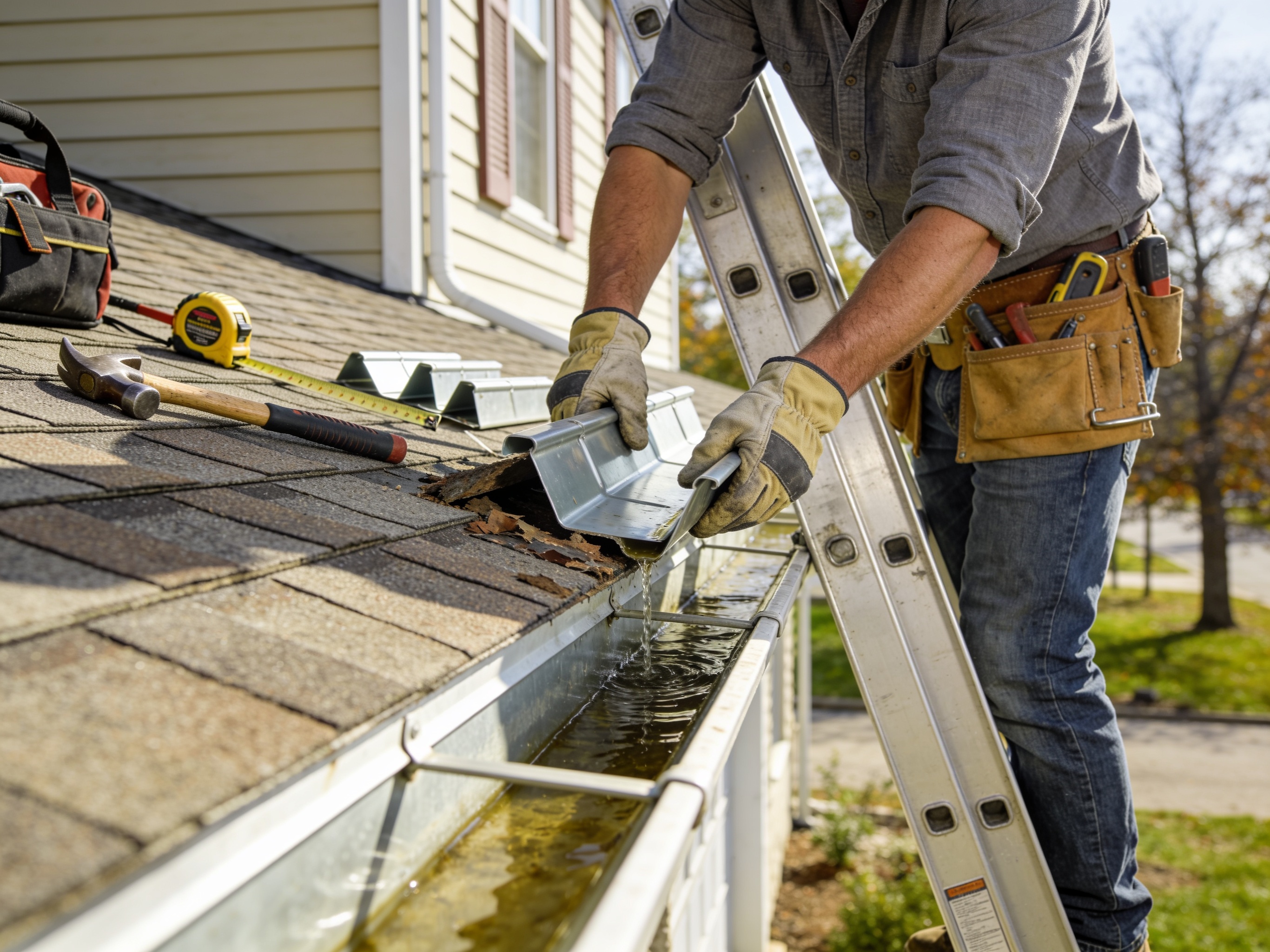 Gutter Replacement for Overflowing Gutters in Terre Haute, IN