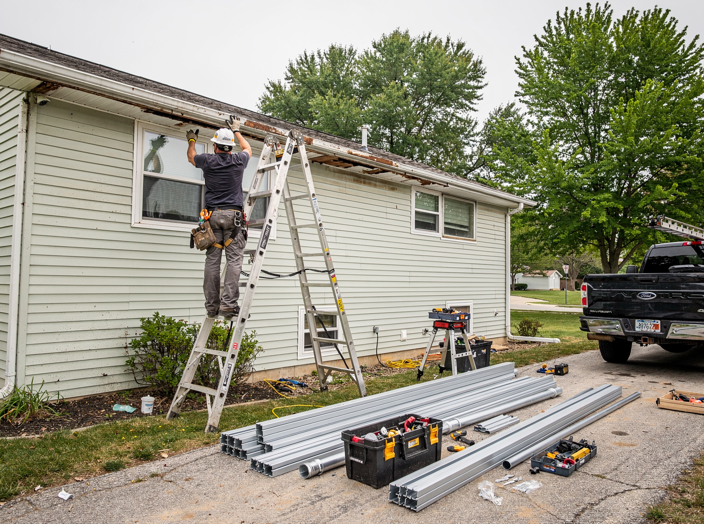Gutter Installation in Downtown Terre Haute, IN 47807